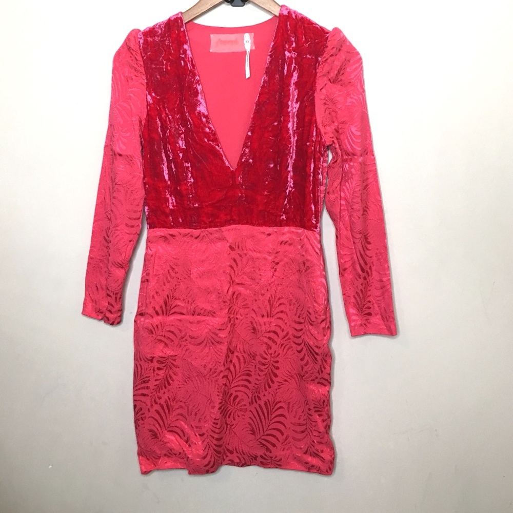 Free People crushed velvet dress